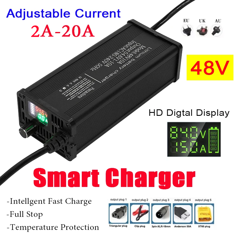 Зарядное устройство для литиев – обзор и цена 84V 20A Smart Charger