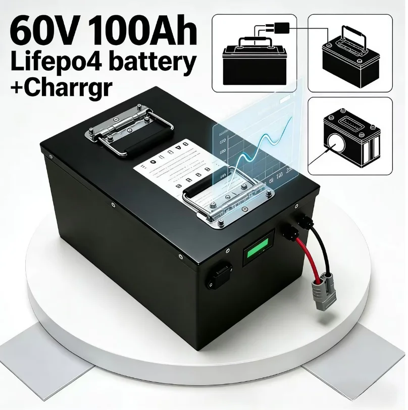 Аккумулятор LiFePO4 60В 100Ач/ – обзор и цена 72V 40Ah Lifepo4 Battery Pack
